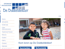 Tablet Screenshot of dedubbeldekker.nl